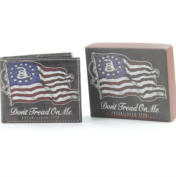 New Don't tread on me leather wallet - Picture 2 of 4
